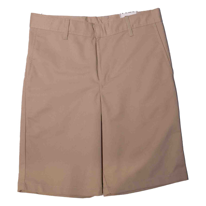 KHAKI SHORT WITH LOGO